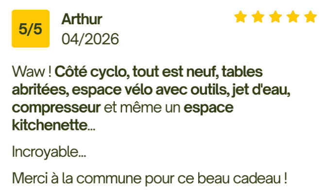 Avis client cyclocamp
